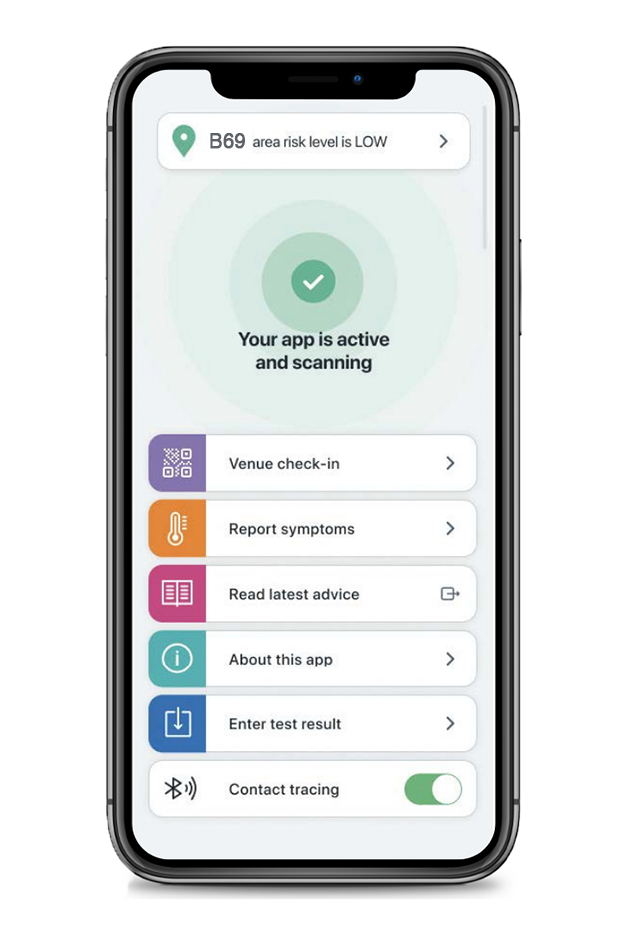 covid19 app features