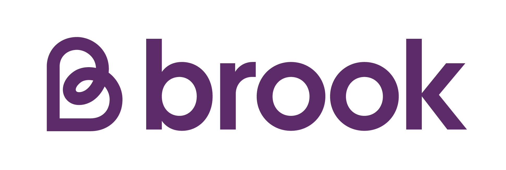 Brook logo in purple